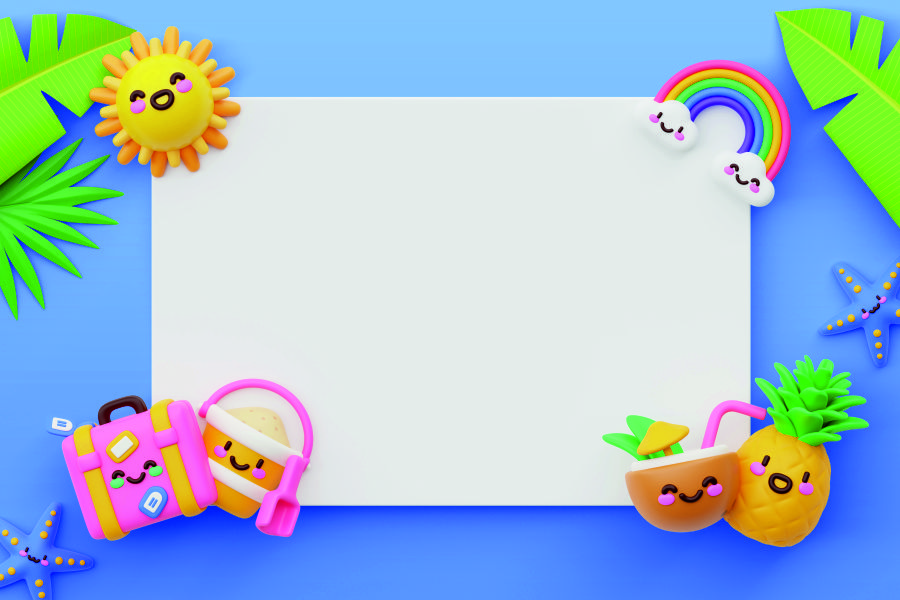 Premium Notebook Labels (3″ x 2″) – High-Gloss – Kawaii labels