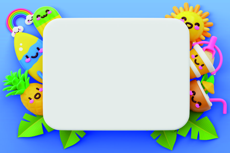 Premium Notebook Labels (3″ x 2″) – High-Gloss – Kawaai 2 labels