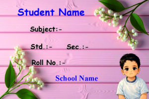 Premium Notebook Labels (3″ x 2″) – High-Gloss – Pink board labels