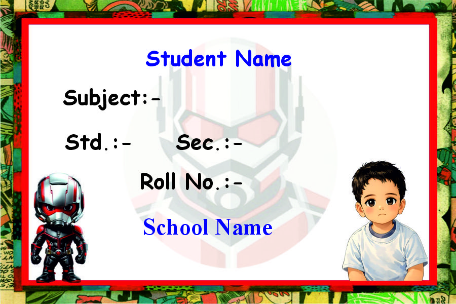 Premium Notebook Labels (3″ x 2″) – High-Gloss – Baby antman labels