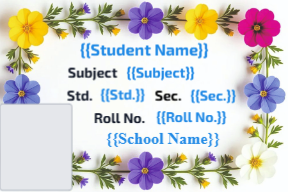 Premium Notebook Labels (3″ x 2″) – High-Gloss – Flower 2 labels