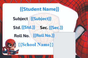 Premium Notebook Labels (3″ x 2″) – High-Gloss – Baby spider man labels