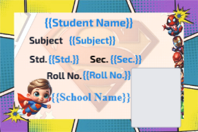 Premium Notebook Labels (3″ x 2″) – High-Gloss – Baby Superman labels