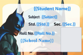 Premium Notebook Labels (3″ x 2″) – High-Gloss – Batman labels