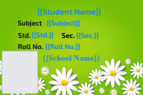 Premium Notebook Labels (3″ x 2″) – High-Gloss – Flower daisy 2D labels