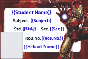 Premium Notebook Labels (3″ x 2″) – High-Gloss – Ironman labels