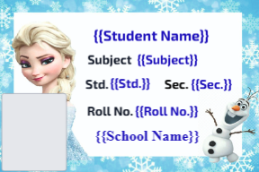 Premium Notebook Labels (3″ x 2″) – High-Gloss – Snow white labels