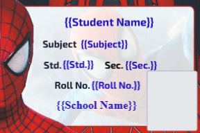Premium Notebook Labels (3″ x 2″) – High-Gloss – Spiderman labels