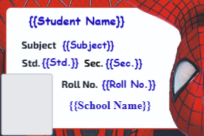 Premium Notebook Labels (3″ x 2″) – High-Gloss – Spiderman 1 labels