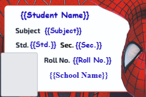 Premium Notebook Labels (3″ x 2″) – High-Gloss – Spiderman 1 labels