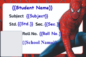 Premium Notebook Labels (3″ x 2″) – High-Gloss – Spiderman 2 labels