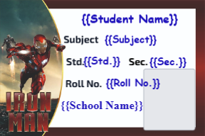 Premium Notebook Labels (3″ x 2″) – High-Gloss – Ironman 2 labels