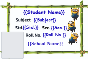 Premium Notebook Labels (3″ x 2″) – High-Gloss – Minions 2 labels