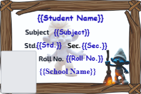 Premium Notebook Labels (3″ x 2″) – High-Gloss – Smurfs labels